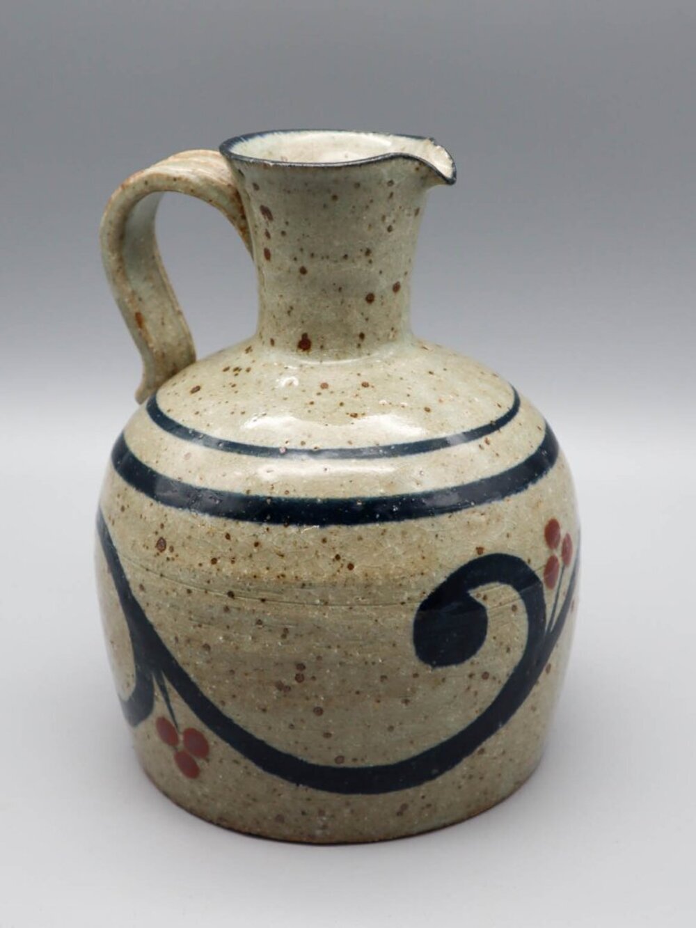 Vtg Dansk Generations Series by Niels Refsgaard Stoneware Pitcher Jug Japandi